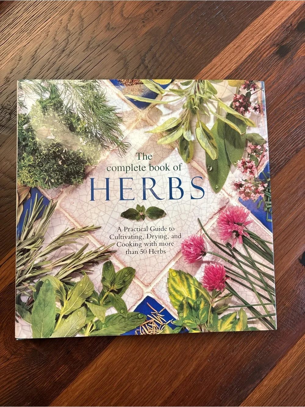 Vintage Hardcover Herb Book, The complete book of HERBS.1994,Gardens,Photographs